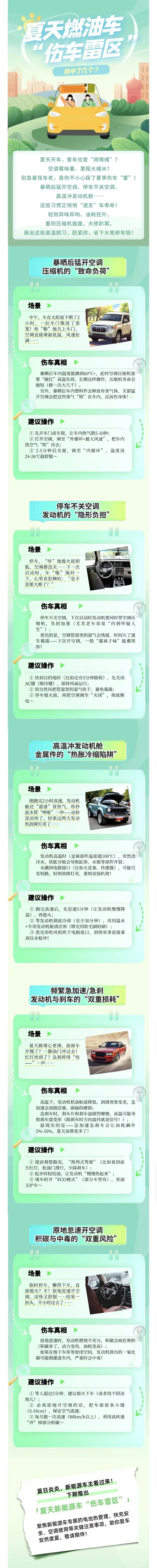 19.夏天燃油車“傷車?yán)讌^(qū)”，你中了幾個？