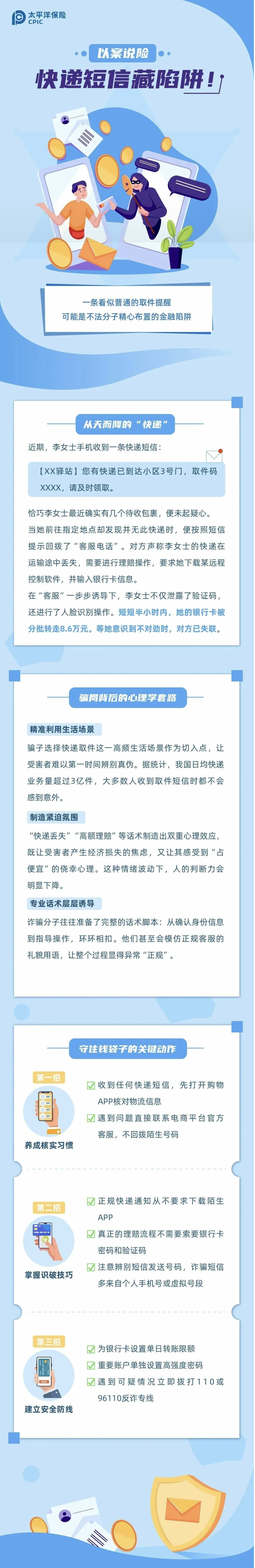 19.【以案說(shuō)險(xiǎn)】快遞短信藏陷阱！