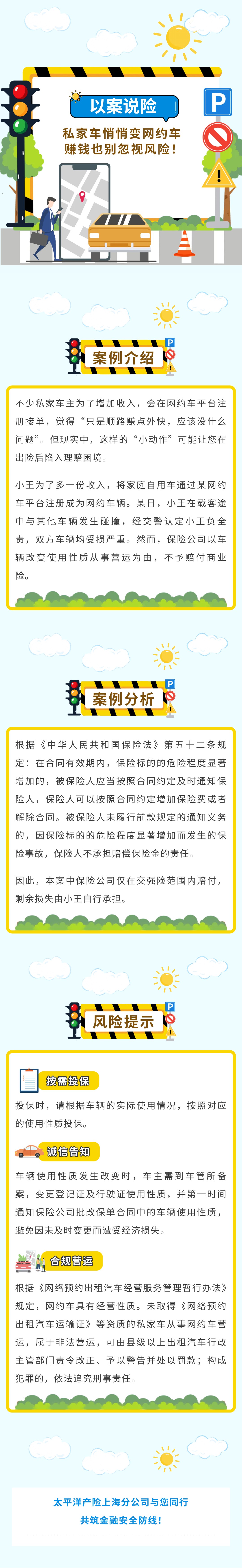 洋洋守滬丨以案說險——私家車悄悄變網(wǎng)約車，賺錢也別忽視風(fēng)險！