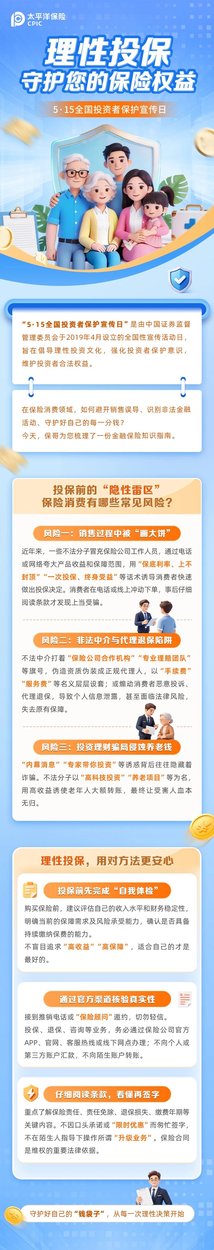 洋洋守滬丨5·15全國投資者保護(hù)宣傳日——理性投保，守護(hù)您的保險權(quán)益